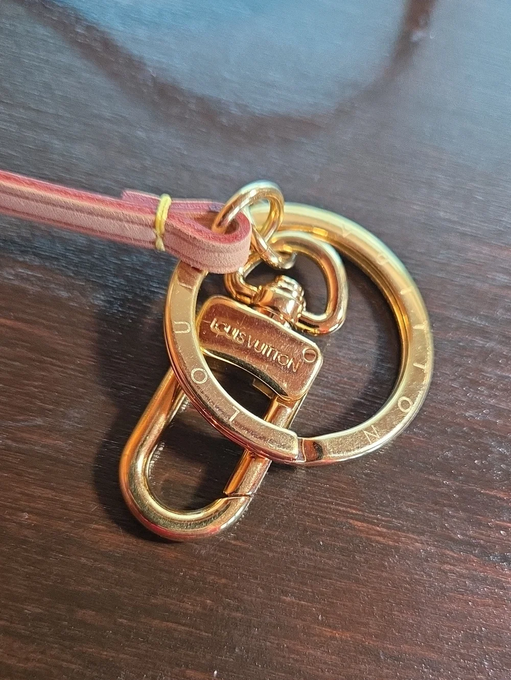 Louis Vuitton Vachetta Leather Artsy Key Chain Strap